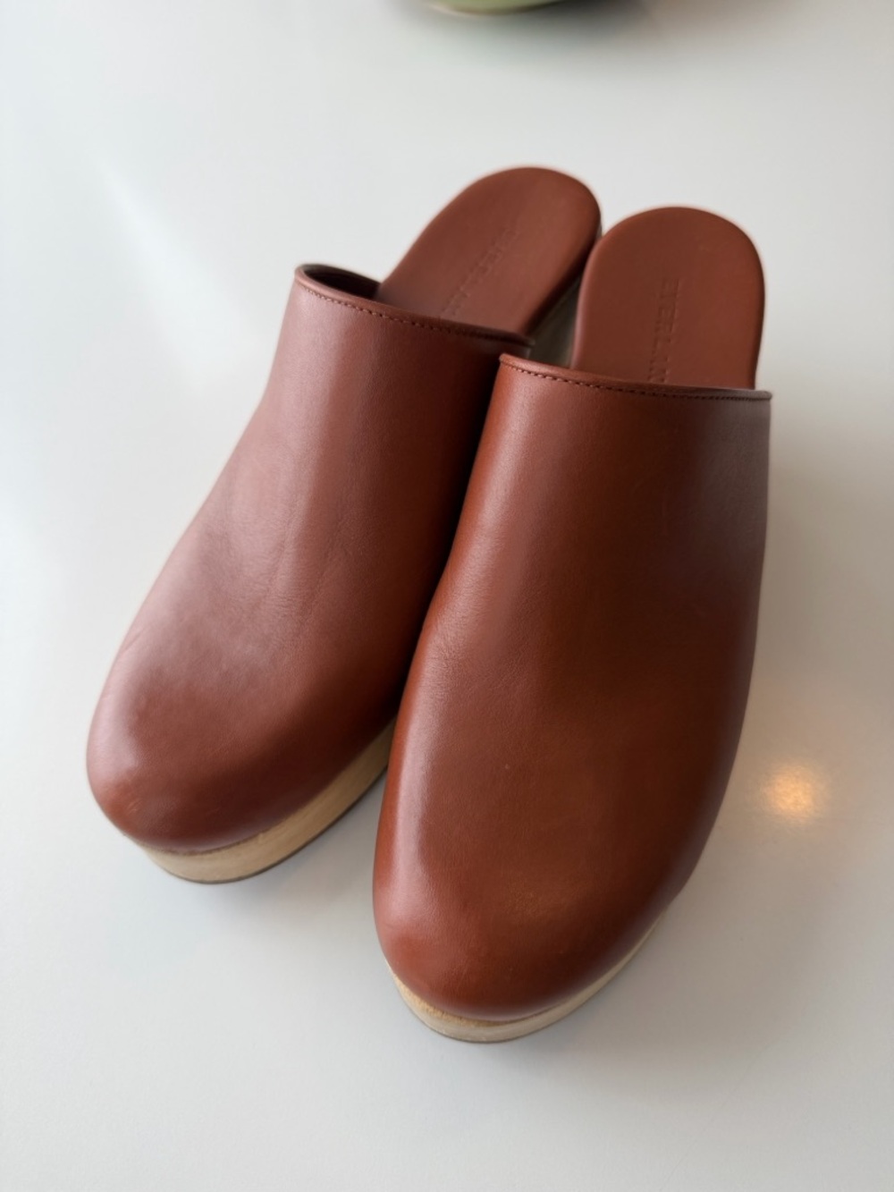 Everlane The Clog size 9 Brown Leather